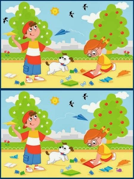 Spot The Differences Puzzle Puzzles Riddles And Brainteasers