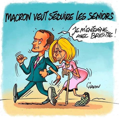 Chaunu France Emmanuel Macron Personnes Ag Es Brigitte