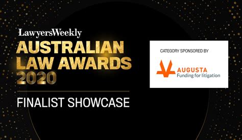 the australian law awards 2020 finalist showcase dispute resolution team of the year lawyers
