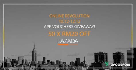Choose lazada voucher codes, coupons & discount codes for lazada malaysia. Lazada Malaysia Online Revolution Vouchers Giveaway ...