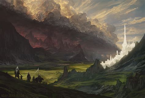 Download Fantasy The Lord Of The Rings Hd Wallpaper By Noah Bradley