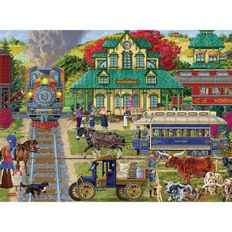 Windber Station 1000 Piece Jigsaw Puzzle Bits And Pieces Uk