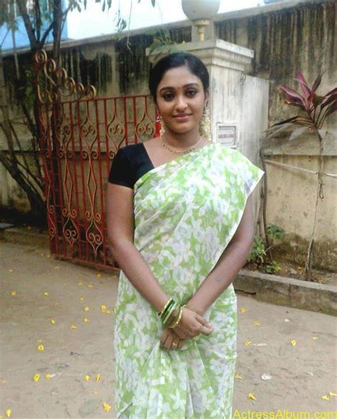 Very good actress, dusky, and good features. vijay tv saravanan meenakshi serial actress photos ...