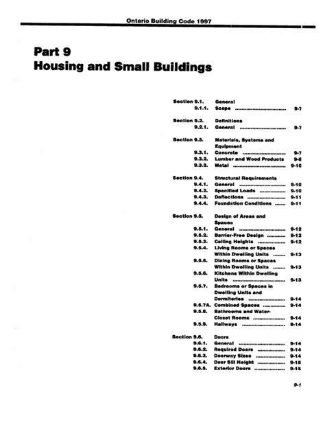 Ontario Building Code Part 9 1997pdf