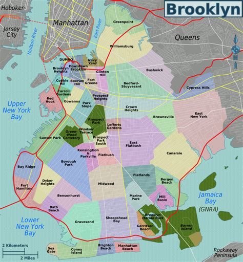 Printable New York City Map Bronx Brooklyn Manhattan Queens New For