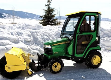 John Deere 60 Inch Heavy Duty Rotary Broom Snow Removal Attachment