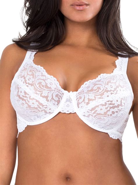 Smart Sexy Womens Curvy Signature Lace Unlined Underwire Bra With Added Support StyleSA