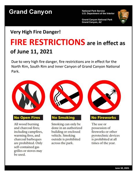 Grand Canyon Implements Stage 2 Fire Restrictions June 11 Grand