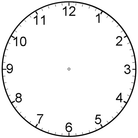 Clipart Of Clock Without Hands Clipart Best
