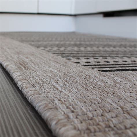 Die naturfaser wird schon seit über 200 jahren zu seilen und. Sisal Optik in Grau Schwarz | Teppich.de
