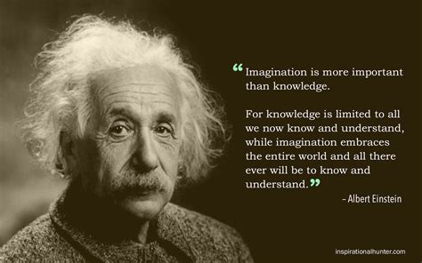 Albert Einstein Quote Imagination Is More Important Than