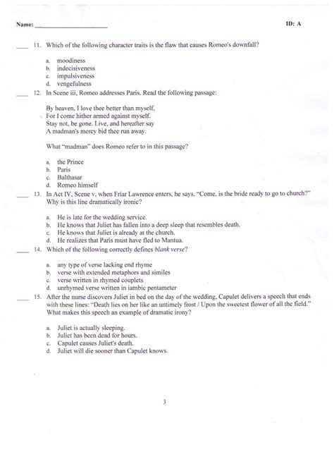 Maybe you would like to learn more about one of these? Romeo and juliet study guide questions answer key