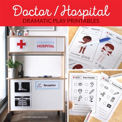 Doctors Office Dramatic Play Free Printables