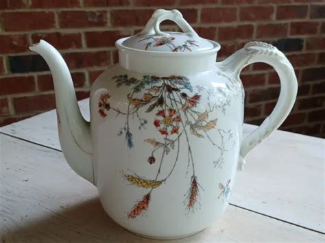 RARE ANTIQUE 1880S HAVILAND Co LIMOGES Tea Pot COFFEE Teapot W LID