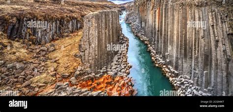 Studlagil Basalt Canyon Iceland One Of The Most Wonderfull Nature