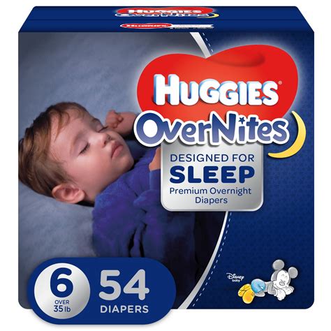 Huggies Overnites Diapers Size 6 54 Ct