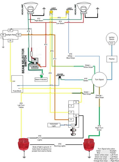 hot rod turn signal wiring diagram