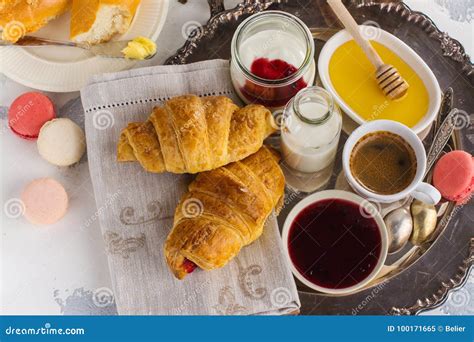 Traditional French Breakfast Stock Image Image Of Food Continental