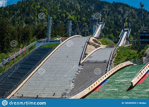 World Famous Ski Jump Arena In Oberstdorf Germany Oberstdorf Germany