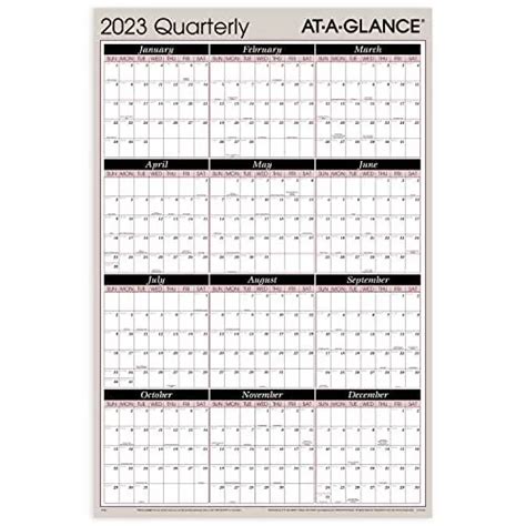 At A Glance 2023 Erasable Calendar Dry Erase Wall Planner 36 X 24