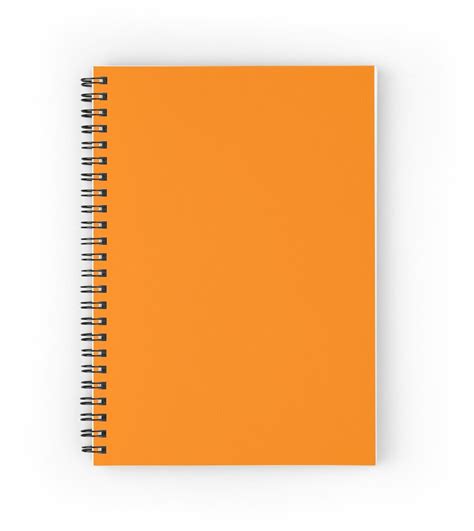 Orange Spiral Notebook By Solidcolors Spiral Notebook Notebook