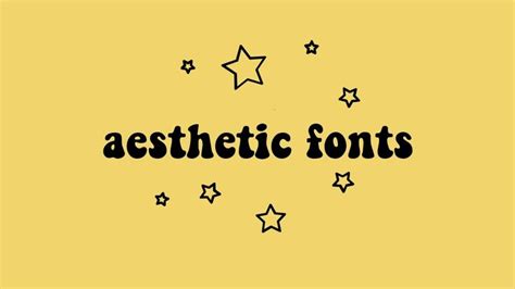 Aesthetic Fonts âœ§ Youtube Aesthetic Fonts Aesthetic Letters