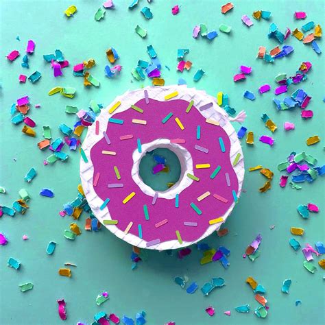 Mini Donut Pinata Favor Donut Party Party Decoration Donut