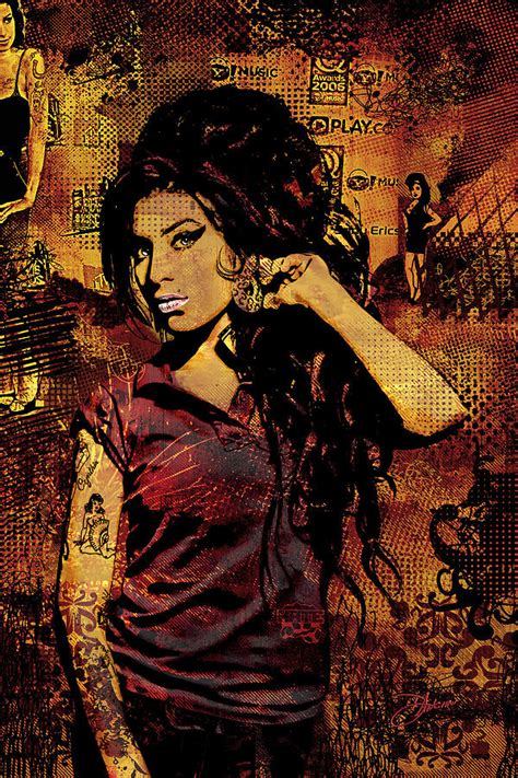 Amy Winehouse 24x36 Mm Variant Digital Art By Dancin Artworks Fine