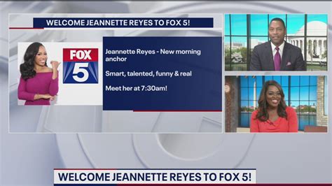 Fox 5 Welcomes Jeannette Reyes