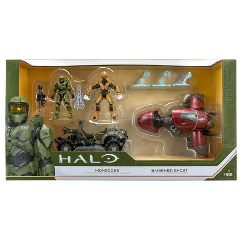 Halo Infinite Mongoose With Master Chief And Banished Ghost With Elite