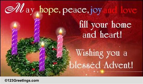 Advent Cards Free Advent Wishes Greeting Cards 123