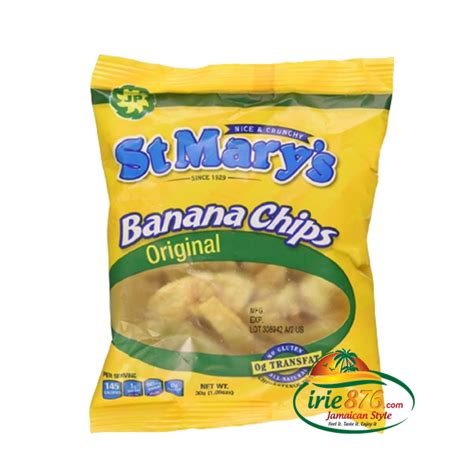 セントメリーズバナナチップス 30g Small St Mary Banana Chips 商品のご紹介｜ジャマイカの食品・雑貨通販ならirie876