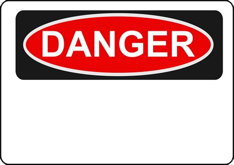 Clipart Danger Blank