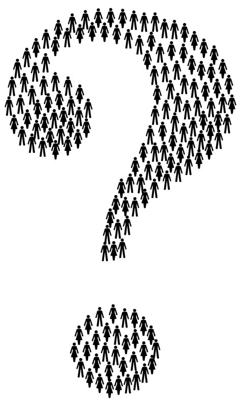 Question Mark Human Confusion Transparent Png Stickpng