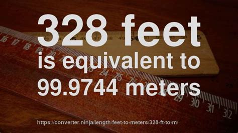 328 Ft To M How Long Is 328 Feet In Meters Convert
