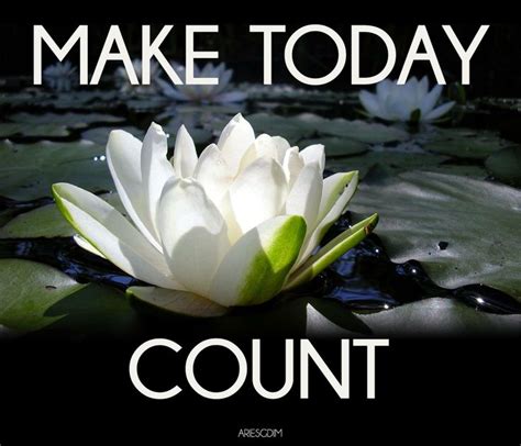 Make Today Count Quotes Quotesgram