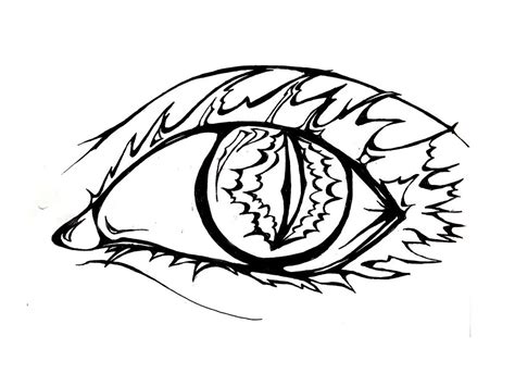Realistic Dragon Eye Coloring Page For Example In The Dungeons And 6072 The Best Porn Website