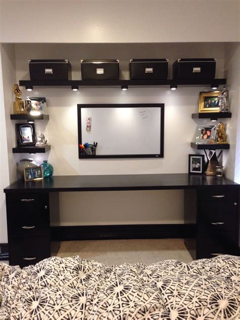 Check spelling or type a new query. My DIY desk from a closet. IKEA shelves, desk, and boxes ...