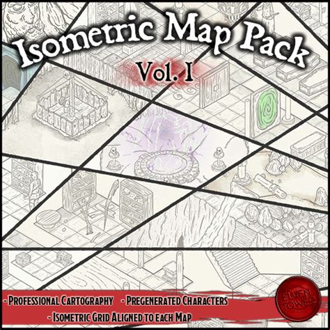 Isometric Map Pack Vol 1 Roll20 Marketplace Digital Goods For