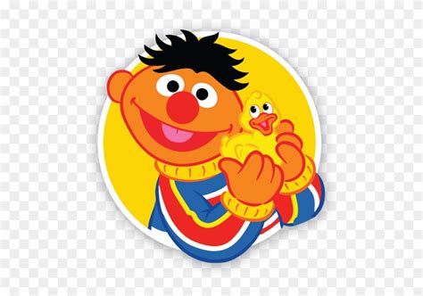 Stickers For Kids Sesame Street Ernie Clip Art Png Download