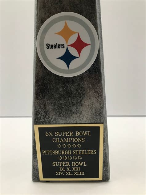 Pittsburgh Steelers 6x Super Bowl Champions Lombardi Style Etsy