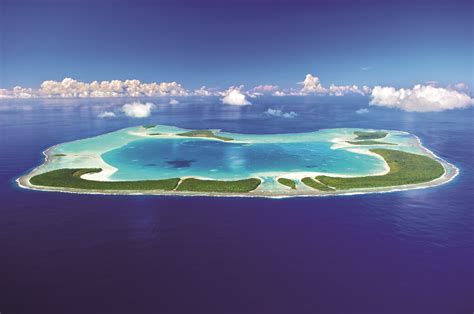 Aerial View Of Tetiaroa Island Tetiaroa Private Island Flickr