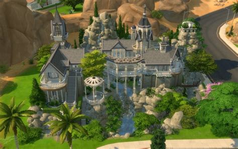 Rivendell Elven Outpost No Cc By Artrui At Mod The Sims Sims 4 Updates