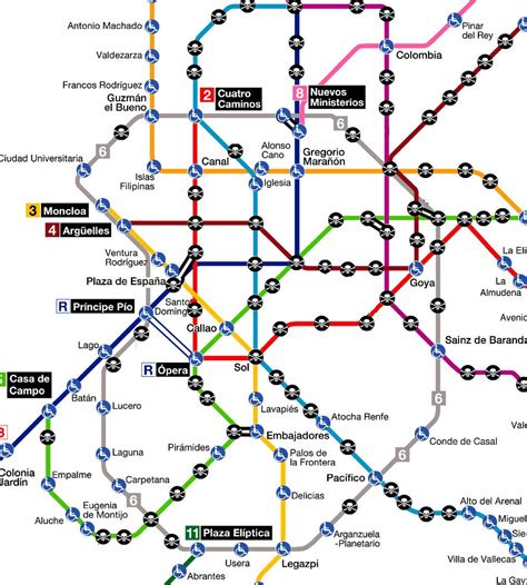Mapa Metro De Madrid Mapa