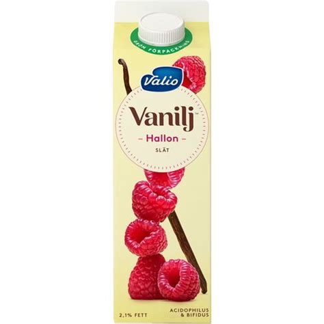 Handla Yoghurt Vaniljhallon 21 1000 G Från Valio Online På Mathem