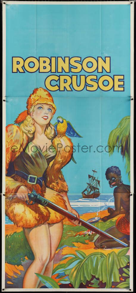 3y0180 Robinson Crusoe Stage Play English 3sh 1930s