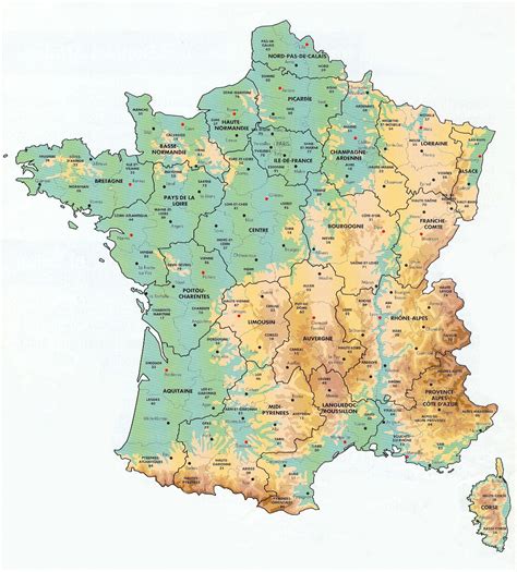 France Map Of France Geography Pictures