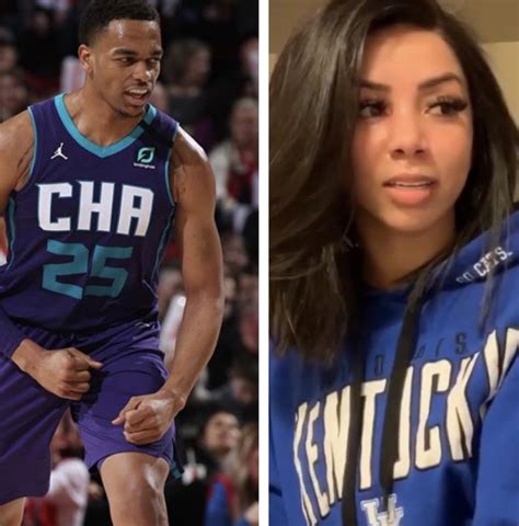 after shooting his shot back when he was at kentucky hornets pj washington has brittany renner