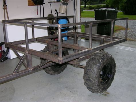 I built this atv trailer with walking suspension because all the trailers out there didn't have what i wanted/needed. Atv Dump Wagon Plans | The Wagon