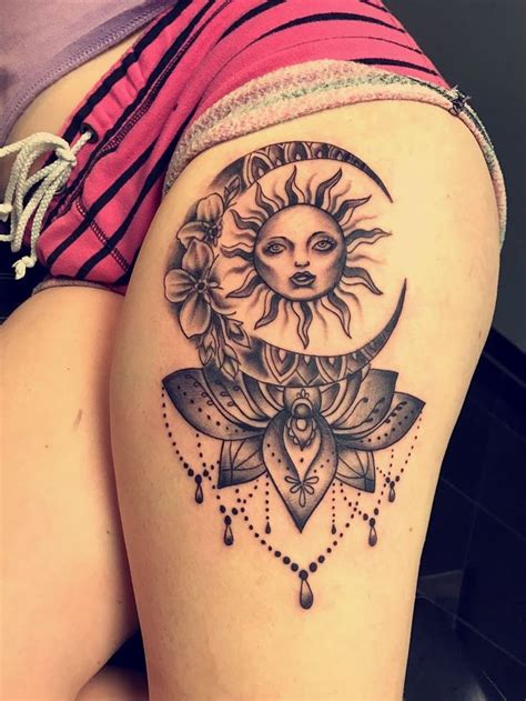 Meaningful And Beautiful Sun And Moon Tattoos Kickass Things Sun